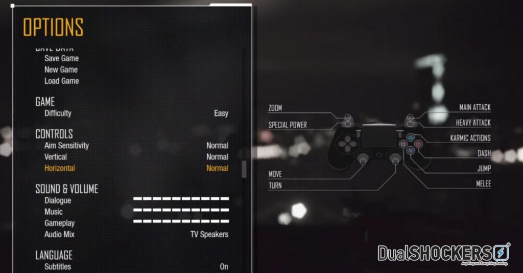 inFAMOUSControls